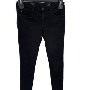 AG Adriano Goldschmied Women’s Super Skinny Ankle Leggings Black - Sz 26R